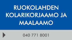 Ruokolahden Kolarikorjaamo ja maalaamo logo